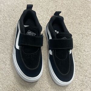 AUTHENTIC Vans Kyle Walker Pro Pop Cush Black White Mens Size 7 (Fits Women 8.5)